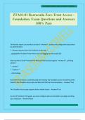 ZTA01-01 Barracuda Zero Trust Access &ndash; Foundation&period; Exam Questions and Answers 100&percnt; Pass