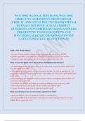 WGU D002 OA FINAL TEST BANK &sol;WGU D002   OBJECTIVE ASSESSMENT PROFESSIONAL  &comma;ETHICAL  AND LEGAL PRACTICES FOR SPECIAL  ED EXAM  2025 WITH ACTUAL CORRECT  QUESTIONS AND VERIFIED DETAILED ANSWERS  &vert;FREQUENTLY TESTED QUESTIONS AND  SOLUTIONS &vert;ALREADY GRADED A