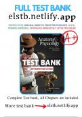Test Bank For Anatomy and Physiology The Unity Of Form and Function 10th Edition 