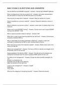 MAIC EXAM 2 QUESTIONS AND ANSWERS