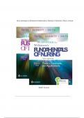 Test Bank For Davis Advantage For Wilkinson-s Fundamentals Of Nursing &lpar;2 Volume Set&rpar;&semi; Theory