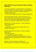 NSG 250 final exam Questions With Complete Solutions