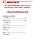 Study Bundle for NR547&sol; NR 547 Differential Dx Midterm Exam &lpar;Latest 2025 &sol; 2026&rpar; Questions with Guide Solutions &lpar;A&plus; Guarantee&rpar; - Chamberlain