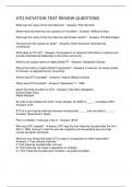 ATO INITIATION TEST REVIEW QUESTIONS