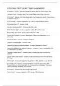 ATO FINAL TEST QUESTIONS & ANSWERS
