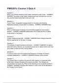 PMG201c Course 3 Quiz 4 questions and answers
