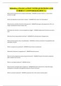 Midwifery EXAM LATEST WITH QUESTIONS AND CORRECT ANSWERS&vert;GRADED A&plus;