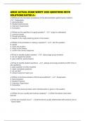 AIRAF ACTUAL EXAM SCRIPT 2025 QUESTIONS WITH SOLUTIONS RATED A&plus;