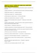 AQUATIC FACILITY OPERATOR EXAM 2025 QUESTIONS WITH SOLUTIONS RATED A&plus;