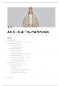 Resumen y respuestas&colon; ATLS - Cap&iacute;tulo 4&colon; Trauma tor&aacute;cico