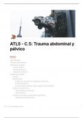 Resumen y respuestas&colon; ATLS - Cap&iacute;tulo 5&colon; Trauma abdominal y p&eacute;lvico