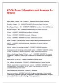 KDChi Exam 2 Questions and Answers A&plus; Graded