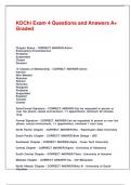 KDChi Exam 4 Questions and Answers A&plus; Graded&period;