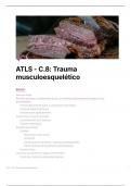 Resumen y respuestas&colon; ATLS - Cap&iacute;tulo 8&colon; Trauma musculoesquel&eacute;tico