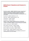 KDChi Exam 5 Questions and Answers A&plus; Graded