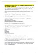 FLORIDA CERTIFICATION CPI TEST 2025 QUESTIONS WITH SOLUTIONS RATED A&plus;