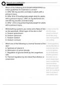 Wound care certifcation  ACTUAL EXAM QUESTIONS WITH COMPLETE SOLUTION GUIDE&rpar; &lpar;MULTIPLE CHOICES&rpar; &lpar;A&plus; GRADED 100&percnt; VERIFIED&rpar; LATEST VERSION 2025