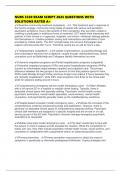 NURS 3320 EXAM SCRIPT 2025 QUESTIONS WITH SOLUTIONS RATED A&plus;