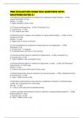 PMU EVALUATION EXAM 2025 QUESTIONS WITH SOLUTIONS RATED A&plus;