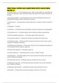 PMU FINAL PAPER 2025 QUESTIONS WITH SOLUTIONS RATED A&plus;
