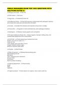 PUBLIX MANAGERS EXAM TEST 2025 QUESTIONS WITH SOLUTIONS RATED
