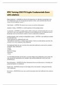 EPIC Training COG170 Cogito Fundamentals Exam with solutions