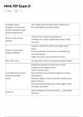 MHA 707 Exam D 100 QUESTIONS AND ANSWERS 2025&period;