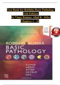 Robbins Basic Pathology&comma; 10th Edition by Kumar & Abbas &ndash; Test Bank