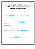 cci rcs study guide 2025&vert; actual exam with 100&percnt; verified questions and correct solutions &vert;excellent scores