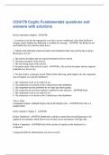 COG170 Cogito Fundamentals questions and answers with solutions