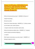 Braze Certification 2025&sol;2026 Exam  Questions with Detailed Verified  Answers &lpar;100&percnt; Correct Answers&rpar; &vert;  Already Graded A&plus;