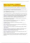 BUSI-7110 EXAM 1 CORRECT QUESTIONS & ANSWERS&lpar;RATED A&plus;&rpar;