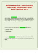 MAP Knowledge Test &sol; Actual Exam with 100&percnt; verified Questions and Correct Answers &vert;excellent scores