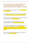 PGA LEVEL 3 STUDY GUIDE 3&period;0 QUESTIONS AND ANSWERS LATEST 2025-2026 EXAM UPDATE QUESTIONS AND CORRECT ANSWERS