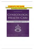 Test Bank Gynecologic Health Care&colon; With an Introduction to Prenatal and Postpartum Care&comma; 4th Edition by Kerri Durnell Schuiling&comma; All 1-35 Chapters Covered &comma;Latest Edition&comma; ISBN&colon; 9781284182347