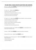 IPE MID TERM 1 EXAM UPDATED QUESTIONS AND ANSWERS