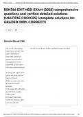 BSN366 EXIT HESI EXAM &lpar;2025&rpar; comprehensive questions and verified detailed solutions &lpar;MULTIPLE CHOICES&rpar; &vert;complete solutions &vert;A&plus; GRADED &vert;100&percnt; CORRECT&excl;&excl;