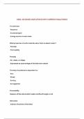 GEOL 105 EXAM 4 2025 UPDATE WITH CORRECT SOLUTIONS&excl;&excl;