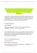 WGU D207 DATA DRIVEN DECISION MAKING OA EXAM AND STUDY GUIDE LATEST 2024 ACTUAL EXAM 500 QUESTIONS AND CORRECT DETAILED &vert;ALREADY GRADED A&plus;