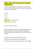 NBRC Mock TMC Exam Review Questions And Answers&period;docx