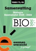 Samenvatting Biologie Examen VMBO TL&sol;GL 2026