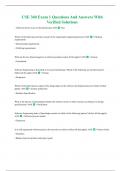 CSE 360 Exam 1 Questions And Answers With Verified Solutions