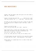 HSC 4624 EXAM 1