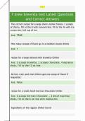7 brew brewista test Latest Questions  and Correct Answers