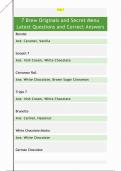 7 Brew Originals and Secret Menu  Latest Questions and Correct Answe