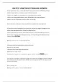 PDH TEST UPDATED QUESTIONS AND ANSWERS