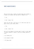 HSC4624 EXAM II REVIEW
