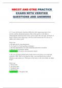 NBCOT & OTKE Practice Exams &vert; Verified Questions and Correct Answers for 2025&ndash;2026