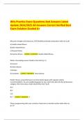 Wits Practice Exam Questions And Answers Latest  Update 2024&sol;2025 All Answers Correct Verified Best  Exam Solution Graded A&plus;
