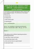 CPSM Study Group - Domain 3 TEST -  SMPS OK   Latest Questions and  Correct Answers 
